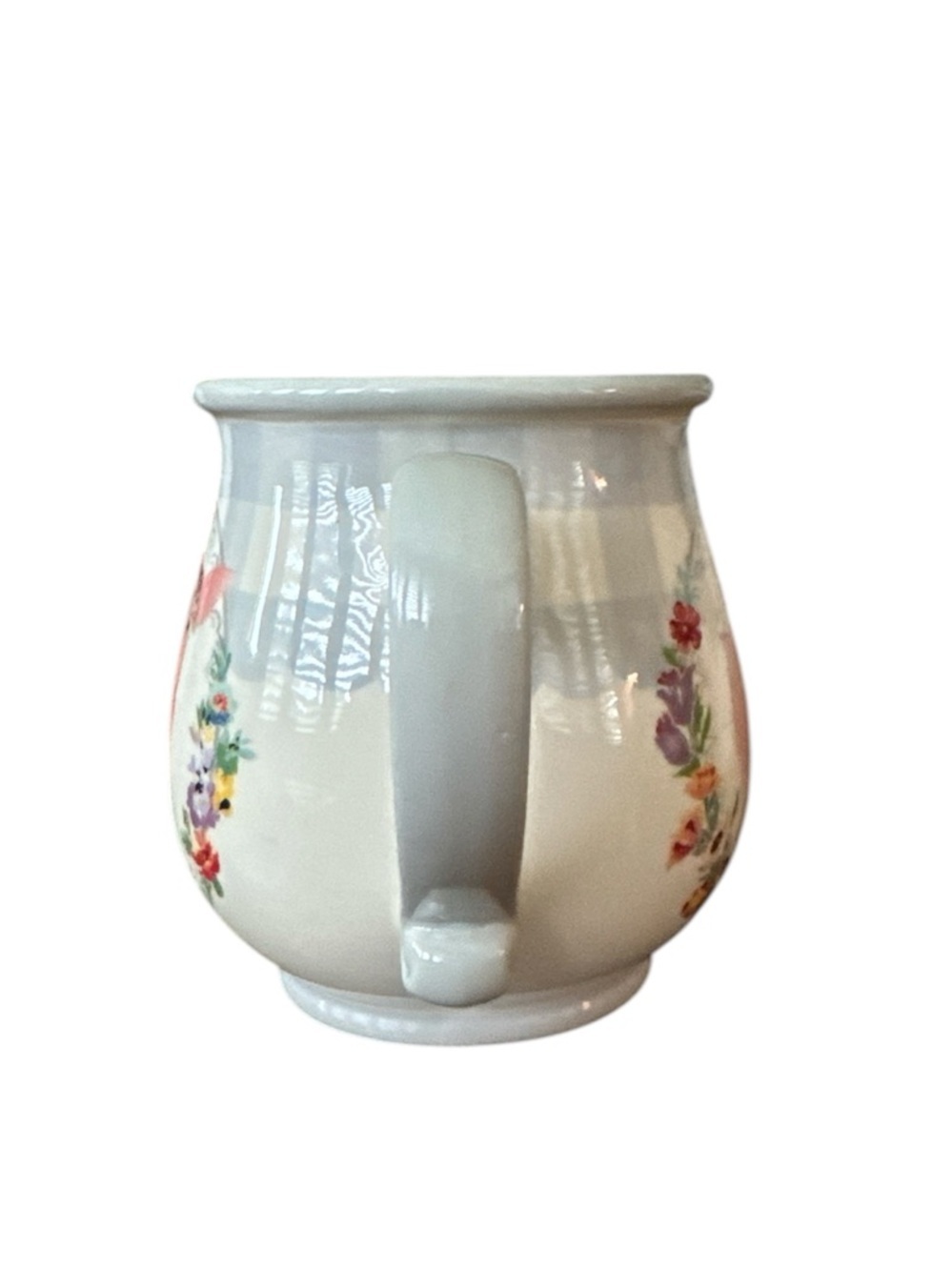 The Pioneer Woman Gray Gingham Pig Decal Country Chic Ceramic Coffee Tea Mug Cup - Picture 2 of 8